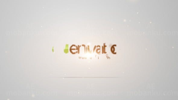 简洁企业标志动画AE模板