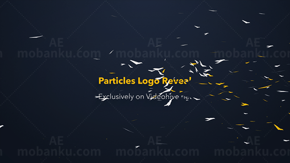 粒子标志logo演绎动画AE模版