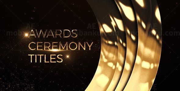 颁奖典礼标题展示AE模板