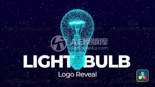 灯泡创意logo演绎动画AE模板
