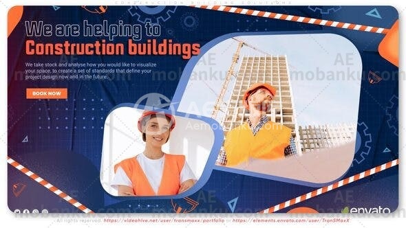 27392建筑解决方案AE模板Construction Building Solutions