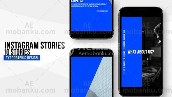 28507Instagram故事视频包装AE模版Instagram Stories | AE